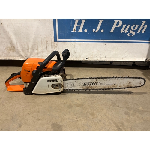 567 - Stihl MS390 chainsaw 2008. Working order