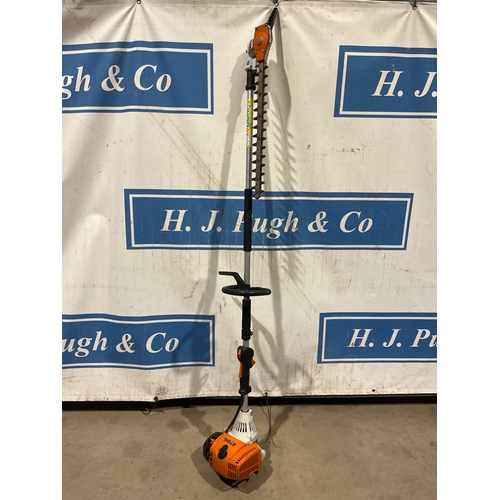 569A - Stihl long reach hedge cutter. Working order