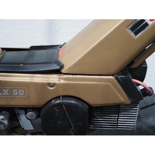 929A - Jawa DLX 50 autocycle. 1981. 49cc
Frame no. 375600
Engine no. 375600
Canadian import, engine turns o... 