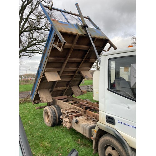 1596 - Iveco Eurocargo 7SE17 tipper lorry. Runs and drives. Tipper body in working order. MOT till end of F... 