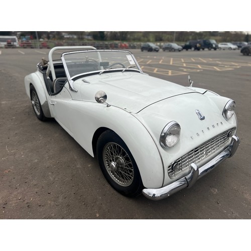 213 - Triumph TR3 Type 20 Roadster. 1991cc. 1961
Petrol. 4 Cylinder. Runs and Drives. 
US Import. Vin No. ... 