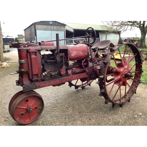 1169 - Farmall F14 tractor. Very original having done little work, on steel wheels