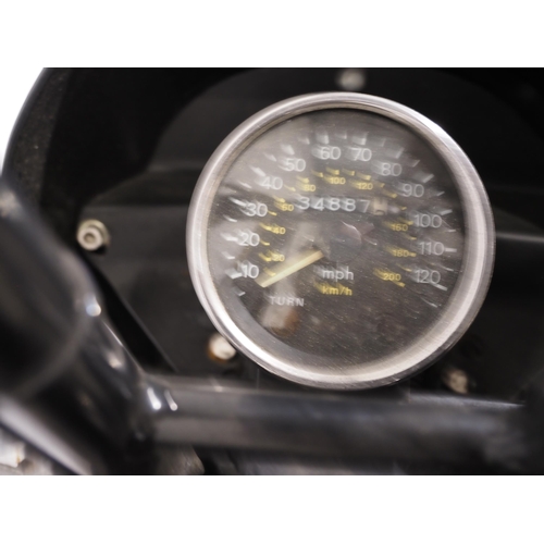900A - Suzuki VS750 Intruder motorcycle. 1987. 747cc. 
Engine turns over.
Reg. D328 RKY. V5 and key.
