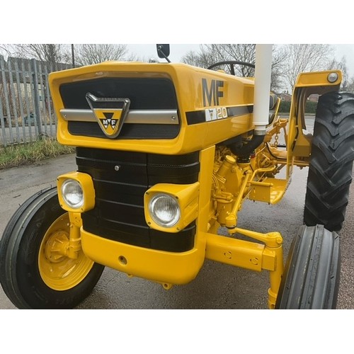 1120 - Massey Ferguson 20 industrial tractor. 1972. Fully restored and engine fully rebuilt. Absolutely per... 