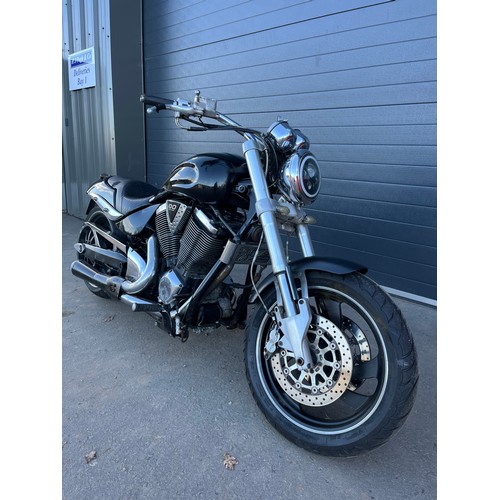 954A - Victory Hammer motorcycle. 2006. 1638cc
Runs and rides. Showing 54,864 miles. Cat N
Reg. HX06 DXE.  ... 