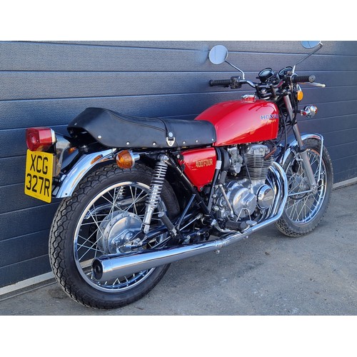 903A - Honda CB400 Four motorcycle. 1975. 408cc.
Frame No. CB400F-1067366
Engine No. CB400FE-1079680 (Doesn... 