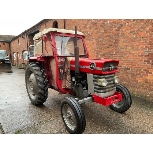 Massey Ferguson 165 2WD multi power tractor. C/w Massey Ferguson flexi ...