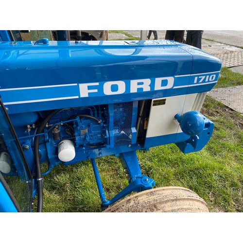 1122 - Ford 1710 tractor. 1987. Cab off for new floor, wings and rear panels. Complete chassis strip, new w... 