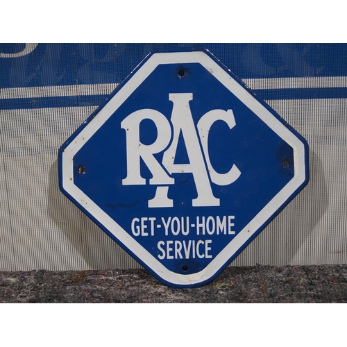 369 - Enamel sign - RAC Get You Home Service 10½