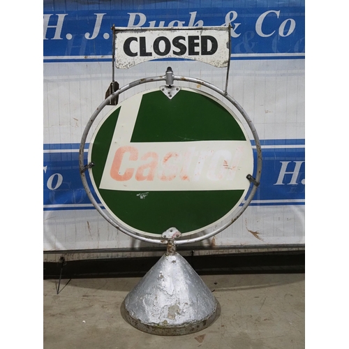 456 - Double sided forecourt sign - Castrol