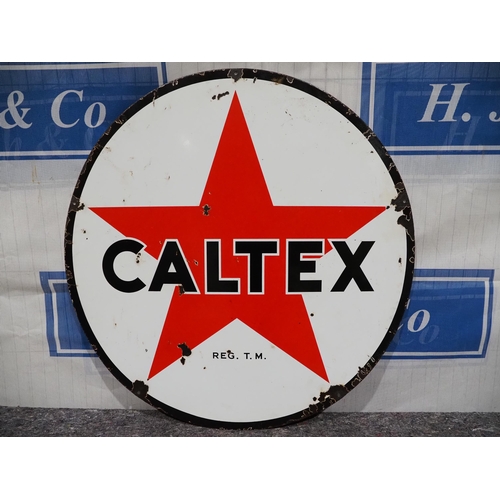 471 - Enamel sign - Caltex 40