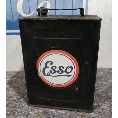 475 - 2 Gallon petrol can - Esso APC