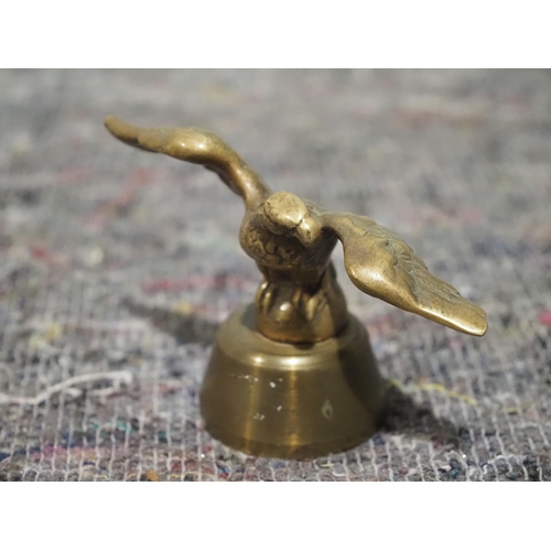 508 - Golden eagle brass car mascot 3