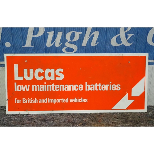 529 - Perspex sign - Lucas Low Maintenance Batteries 10