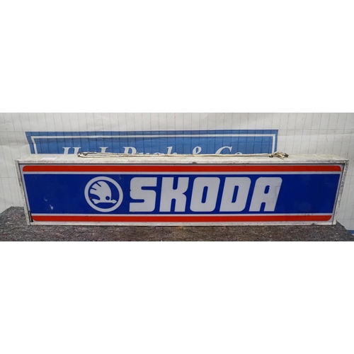 549 - Illuminated hanging sign - Skoda 14