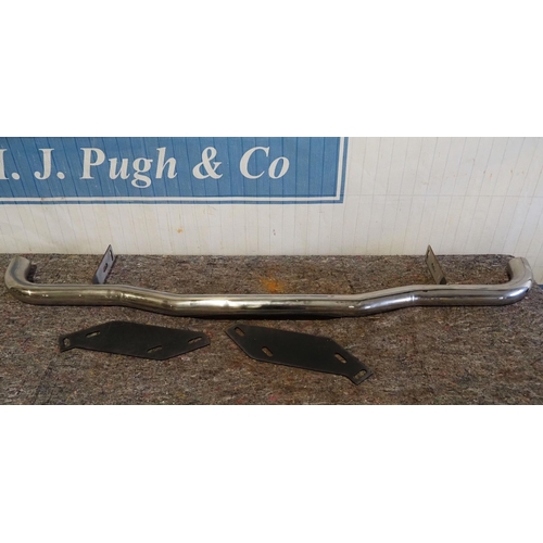 62 - Chrome Mitsubishi Barbarian pickup rear bumper