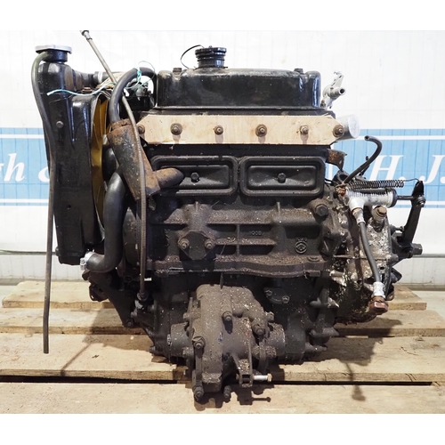 67 - Austin Mini 1000cc engine and gearbox with gear linkage. Was running 6 months ago