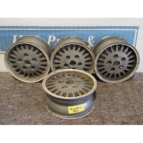 87 - Set of alloys for Rover SD1