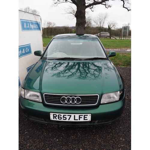 206 - Audi A4 1.9Tdi. 1998. 1896cc
Runs but needs attention. Last MOT expired Dec 2020.
Reg R657 LFE. Key,... 