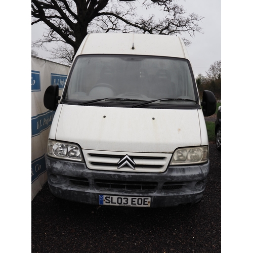 207 - Citroen Relay 1800 TD Hdi campervan. 2003. 2800cc
Property of a deceased estate. Runs and drives but... 