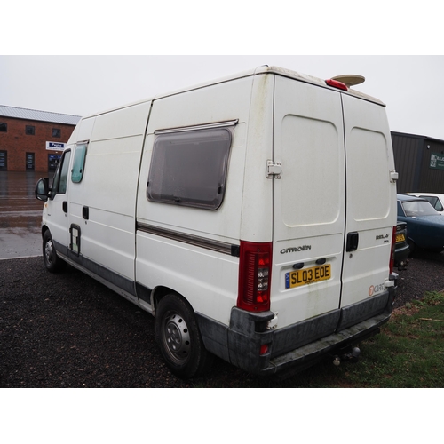 207 - Citroen Relay 1800 TD Hdi campervan. 2003. 2800cc
Property of a deceased estate. Runs and drives but... 