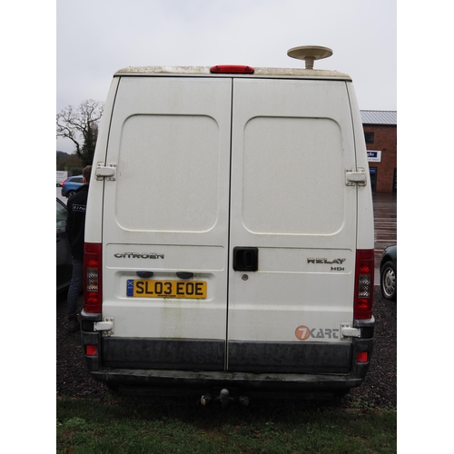 207 - Citroen Relay 1800 TD Hdi campervan. 2003. 2800cc
Property of a deceased estate. Runs and drives but... 