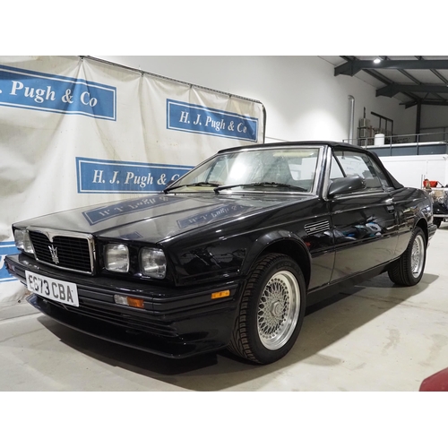 220 - Maserati Zagato Biturbo convertible. 1988. 2491cc
Runs and drives. Comes with folder of invoices for... 