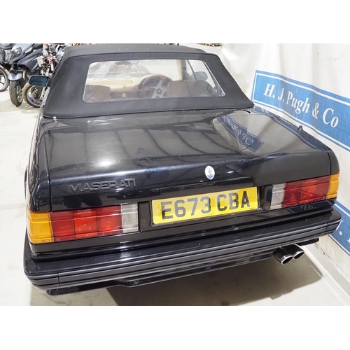 220 - Maserati Zagato Biturbo convertible. 1988. 2491cc
Runs and drives. Comes with folder of invoices for... 