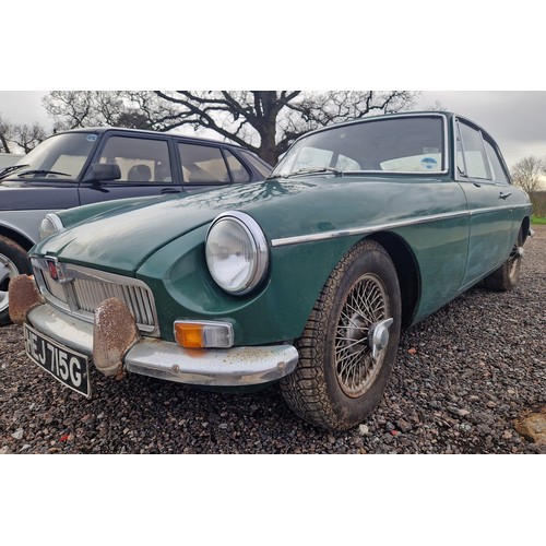 211 - MGB GT Saloon project. 1969. 1798cc
Last used in Aug 2022. Has been in the same family since 2002. C... 