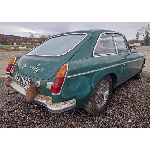 211 - MGB GT Saloon project. 1969. 1798cc
Last used in Aug 2022. Has been in the same family since 2002. C... 