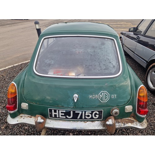 211 - MGB GT Saloon project. 1969. 1798cc
Last used in Aug 2022. Has been in the same family since 2002. C... 