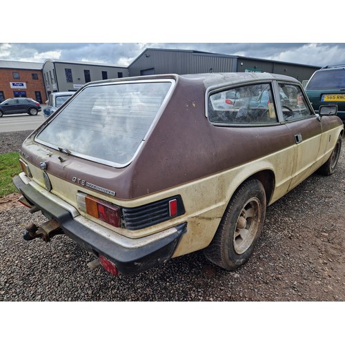 222 - Reliant Scimitar GTE Overdrive saloon project.
Has been stored for some time, being sold for spares ... 