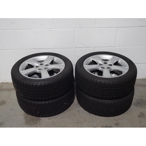 157 - Subaru alloy wheels and tyres 205/50R16 - 4