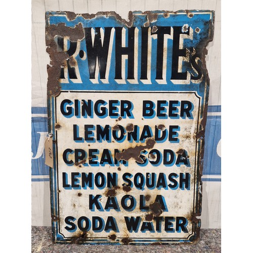 471A - Enamel sign - R.White's Lemonade 30