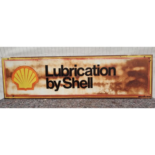 596 - Tin sign - Lubrication by Shell 20