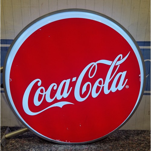 530 - Double sided illuminated sign - Coca-Cola 24