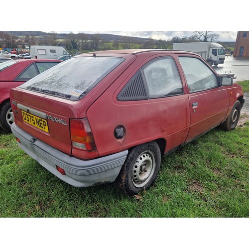 231 - Vauxhall Astra S Merit Hatchback. 1987. 1297cc
Runs and drives. Battery needs charging/replacing and... 