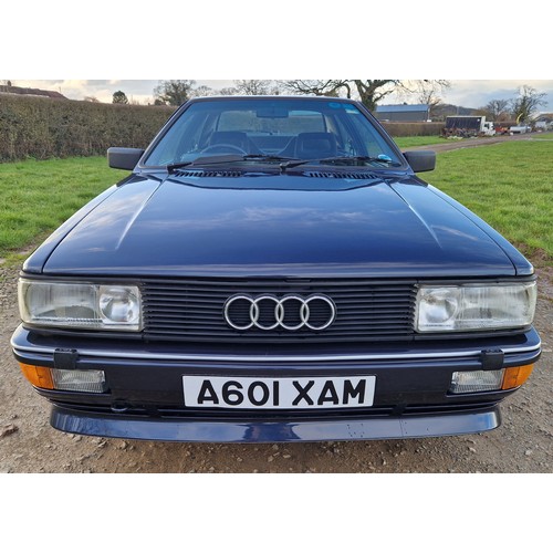 212A - Audi Quattro Turbo Coupe. 1988. 2226cc
Chassis No. WAUZZZ85ZJA900593
Engine No. MB001349
Runs and dr... 