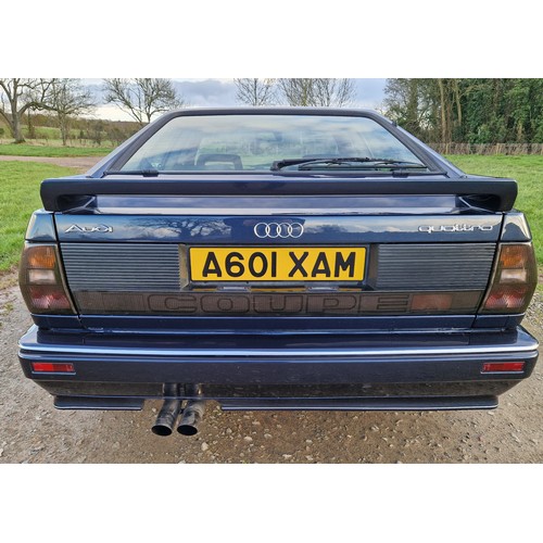 212A - Audi Quattro Turbo Coupe. 1988. 2226cc
Chassis No. WAUZZZ85ZJA900593
Engine No. MB001349
Runs and dr... 