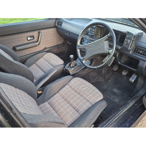 212A - Audi Quattro Turbo Coupe. 1988. 2226cc
Chassis No. WAUZZZ85ZJA900593
Engine No. MB001349
Runs and dr... 