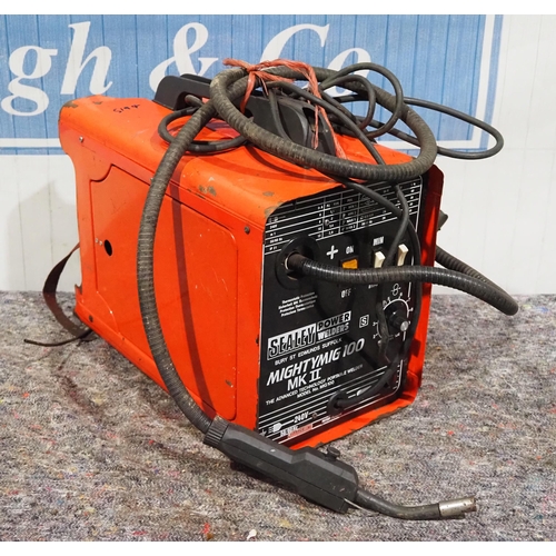 612 - Sealey Mightymig 100 MKII mig welder