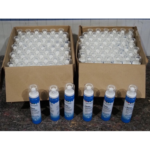 668 - 100ml Bottles of hand sanitiser - approx. 100