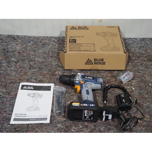 719 - 18v Electric cordless drill driver. New