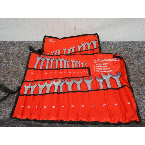 771 - Spanner sets, 25 piece and 12 piece  - 2