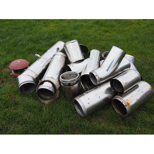 100 - Quantity of flue pipe