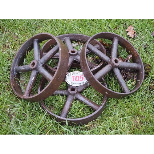 105 - Cast iron wheels - 4