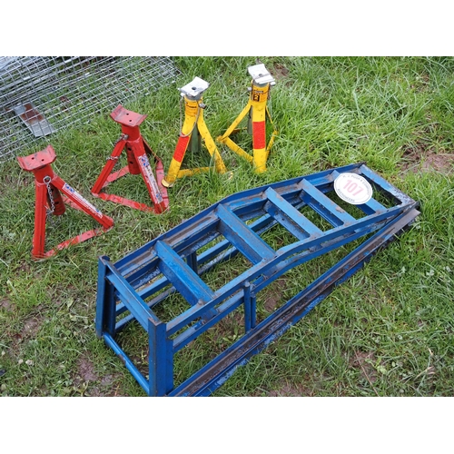 107 - Axle stands and ramps