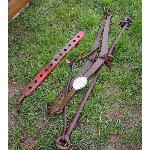 112 - 9 Hole drawbar and harness