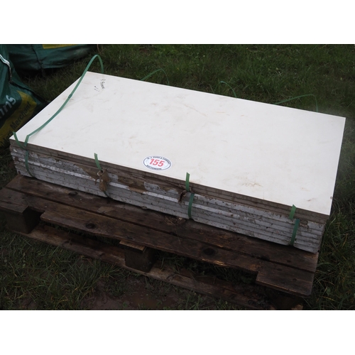 155 - Quantity of stone work surfaces