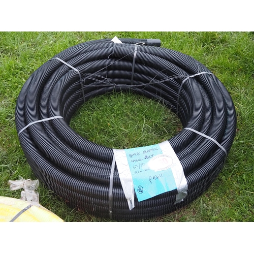 160 - Black electric cable ducting